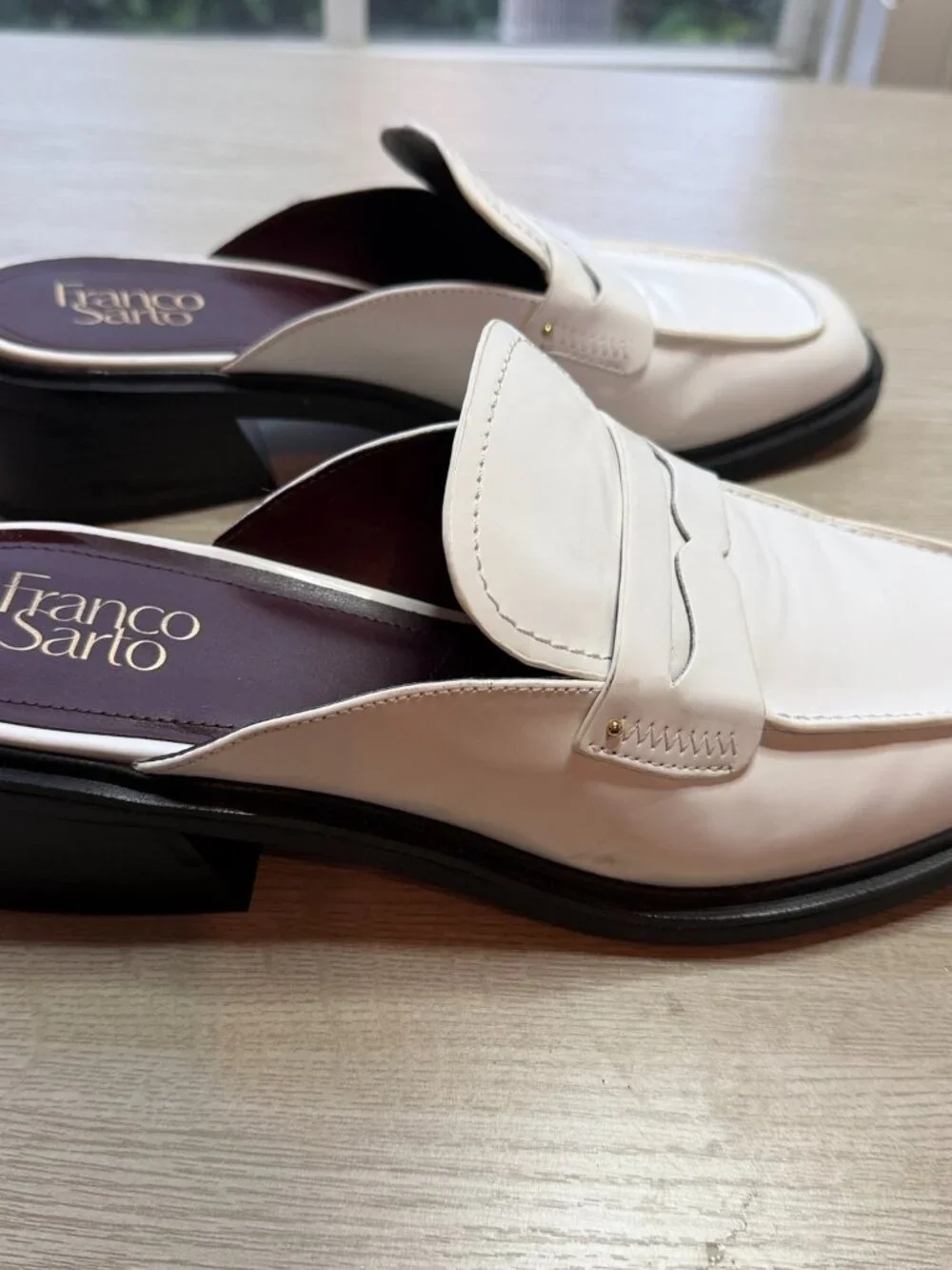 Franco Sarto Women's Leather Loafers Size 9.5M